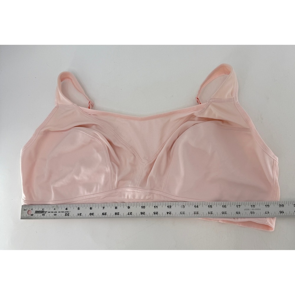 Playtex US4221 48D Light Pink Wireless Smoothing Full Coverage Bra Comfort - Picture 6 of 7